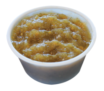 Taco Time Green Salsa menu item with prices and calories
