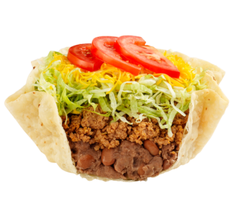 Taco Time Burrito Bowl menu item with prices and calories