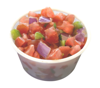 Taco Time Pico de Gallo menu item with prices and calories
