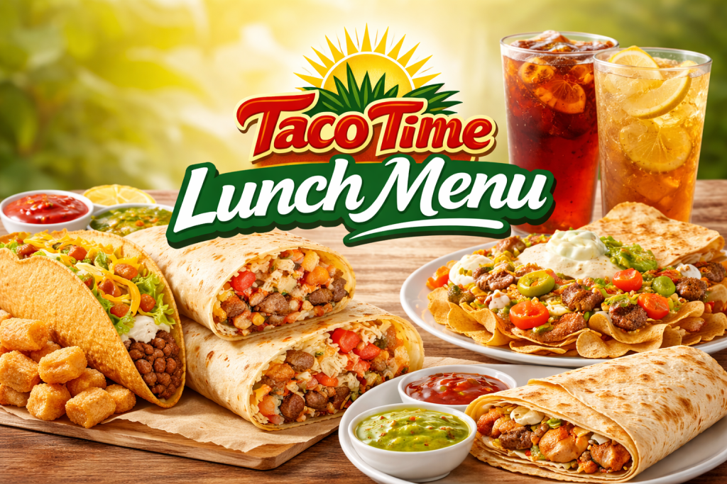 Taco Time Lunch Menu With Prices, Calories & Lunch Menu Time
