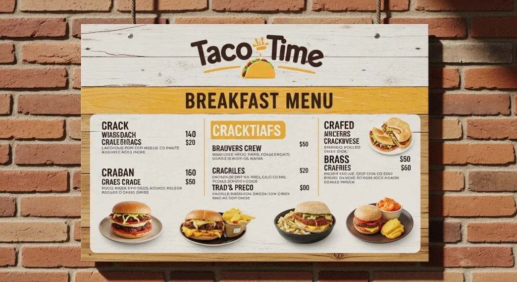 BREAKFAST MENU